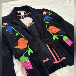Vintage embroidered Miss Me Jacket size small